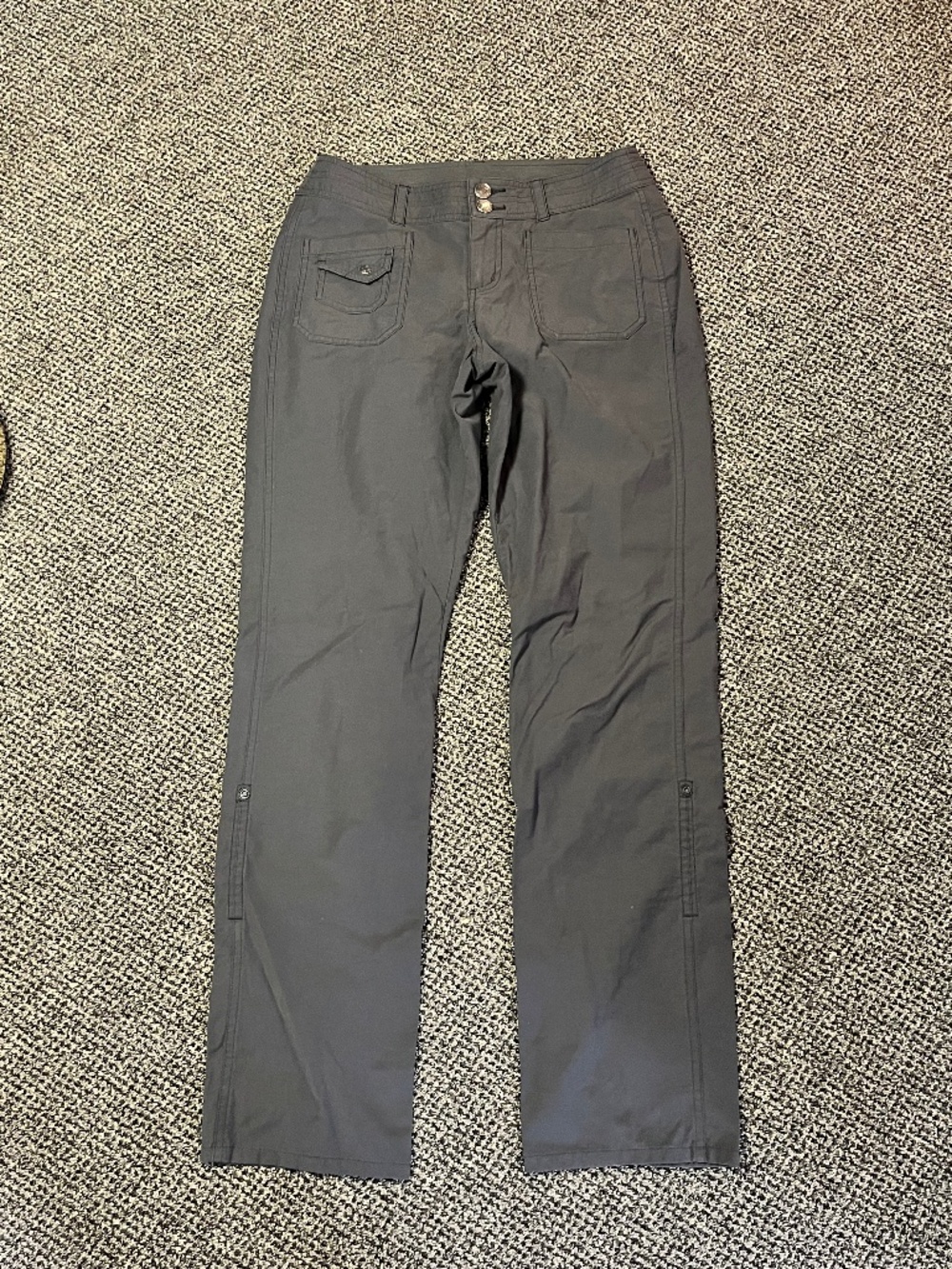 Women's Marmot Pants Gray Hiking Outdoor Size 2 Pockets